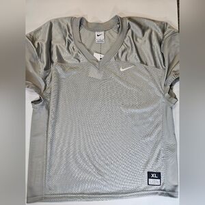 Nike Jersey‎ Football Mens XL Grey Moisture Wicking Athletic Team Uniform…